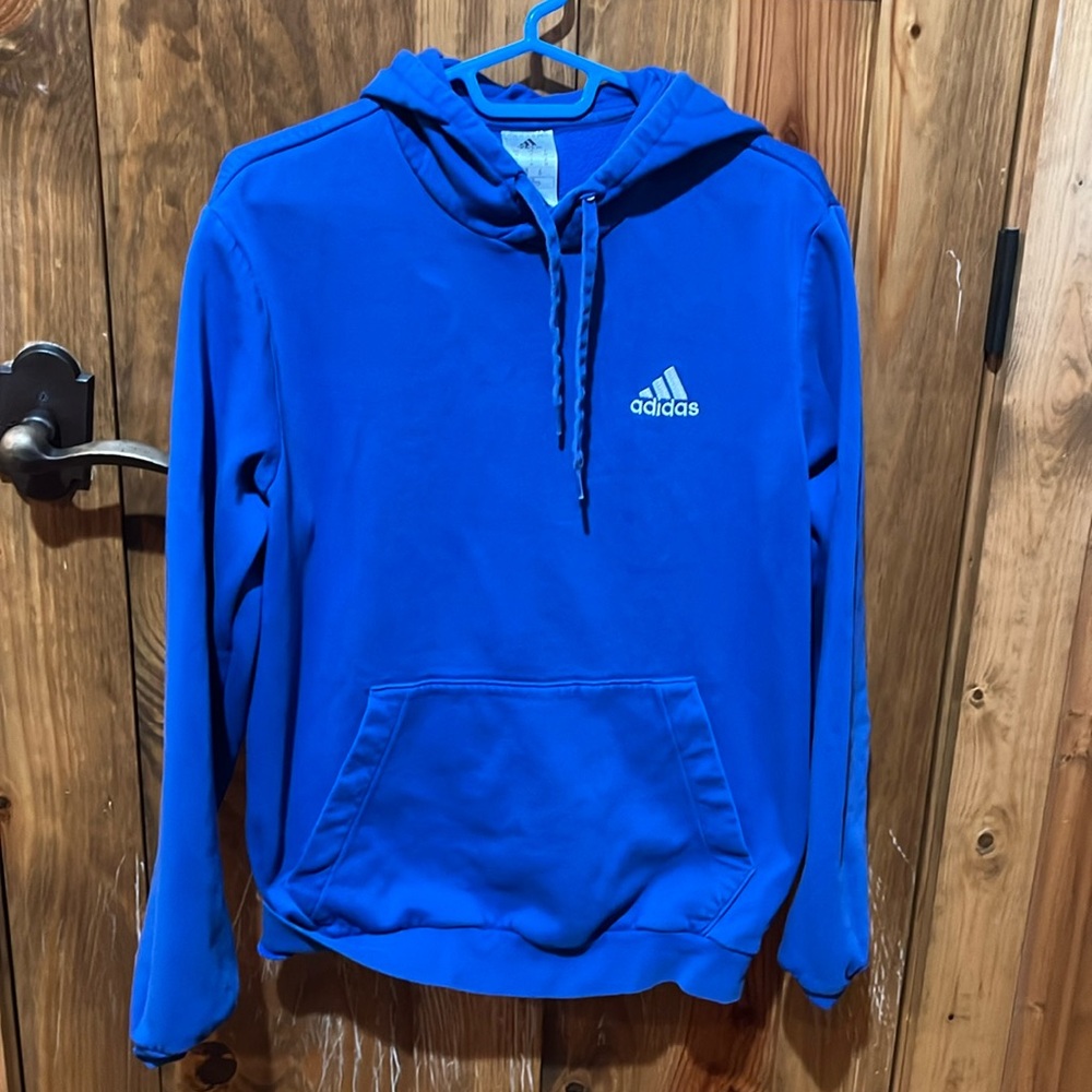 Blue Adidas hoodie, Perfect condition